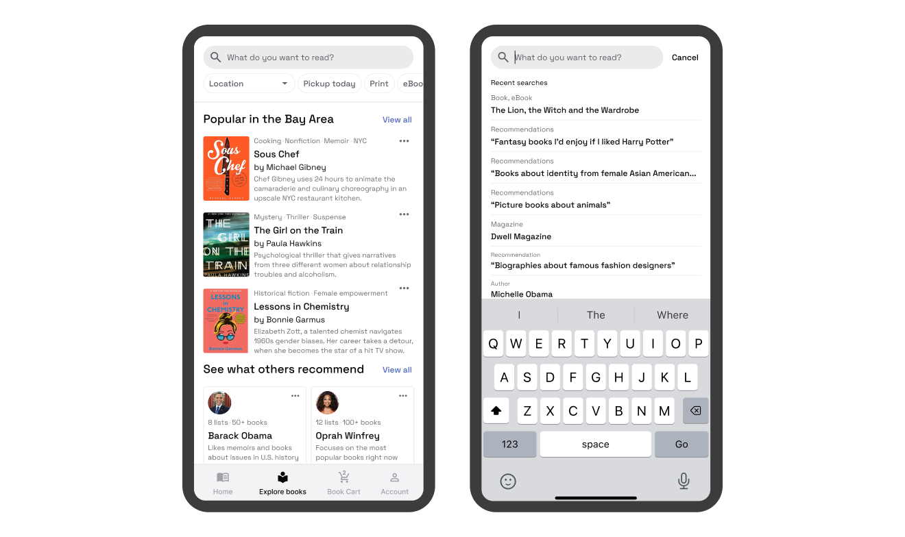 Cover image for my personal side project reworking my local library's website and mobile app
